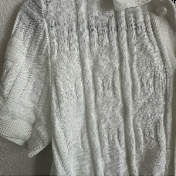 Abercrombie Kids White Polo Sweater Tshirt Boys 9/10 - Picture 5 of 7